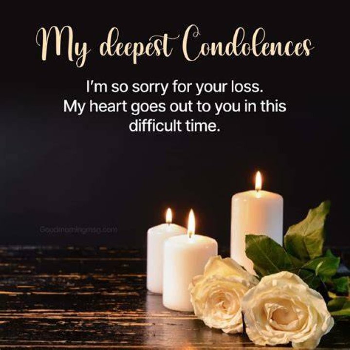 Condolences for the Loss