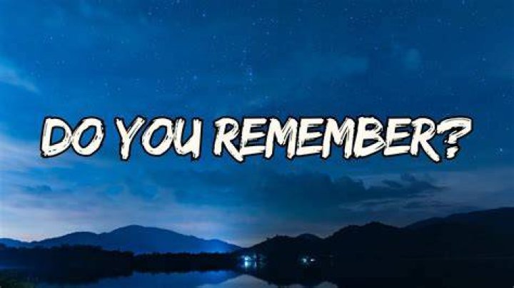 Do you remember how we used to be lyrics