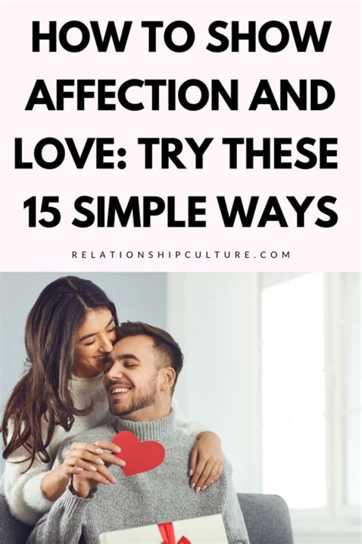 Ways to Show Affection and Support